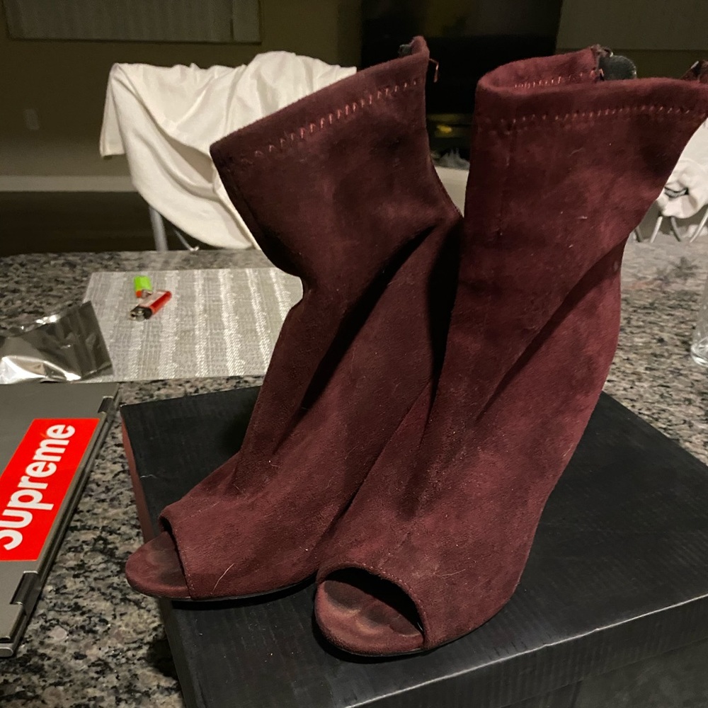 Pretty little things suede boots